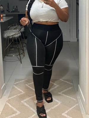 Snatched High Waisted Leggings-Apparel-Different Type Of Dope 