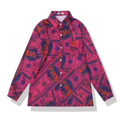 Money Makin Mimi Oversized Button Down Top-Apparel-Different Type Of Dope 